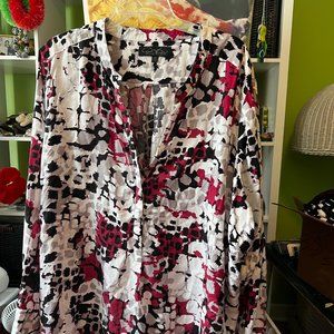 Diane Gilman 4X Long Sleeve Women's Blouse